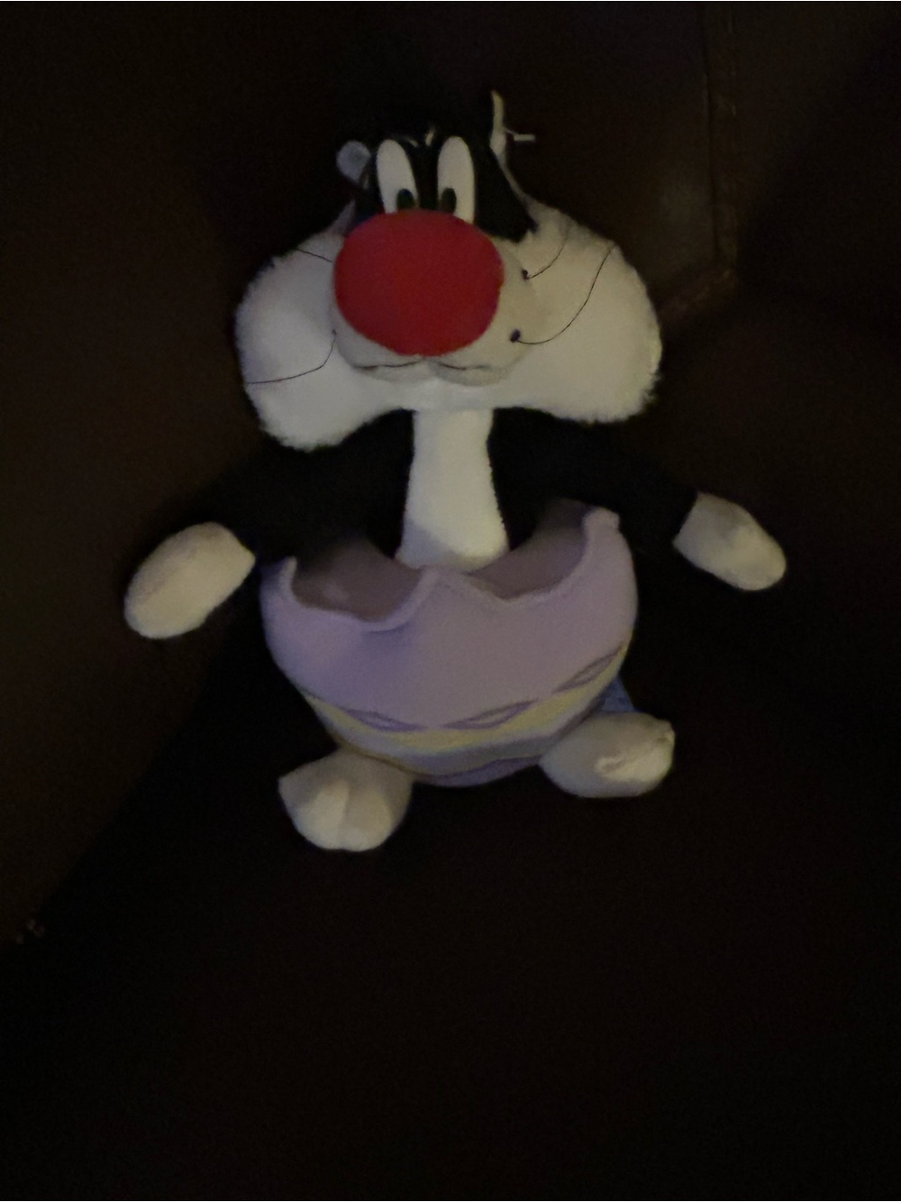VTG looney tunes Sylvester Plush Cat